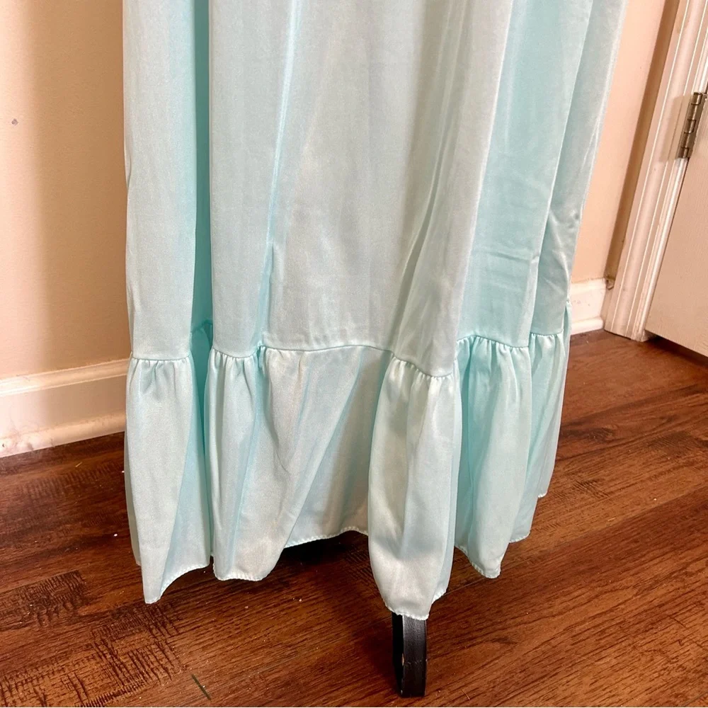 Off the Shoulder Prairie Dress Night Gown Vintage - Picture 4 of 11